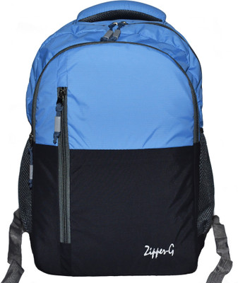 

Zipper-G SkyBlack 30 L Backpack(Blue, Black), Black;blue