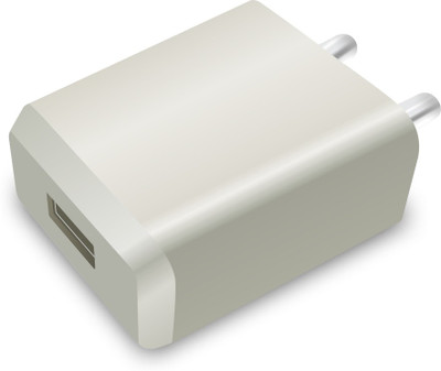 Portronics POR-898 Portable USB Adapter 2.0A Super Quick Charger 2 A Mobile Charger(White)