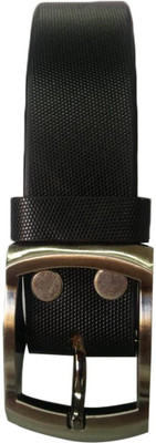 

Revo Men & Women Formal Black Genuine Leather Belt