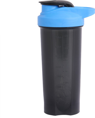 

strong gym accessories ROADIES 700 ml Shaker(Pack of 1, Black, Blue)