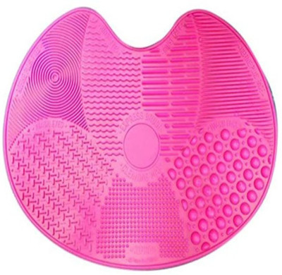 

Zafos store Makeup Brush Cleaning Mat, Pink(Pack of 1)