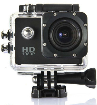 Shrih Full HD 1080P Sports DV Action Waterproof Camera Sports & Action Camera(Black)