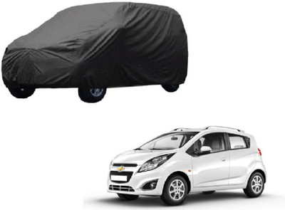 Furious3D Car Cover For Chevrolet Beat (Without Mirror Pockets)(Grey)