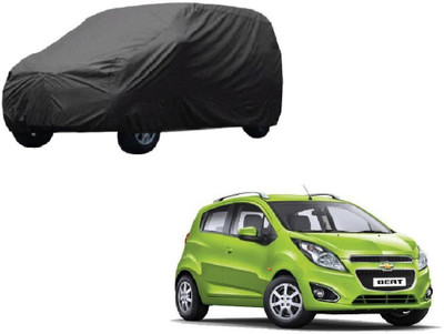 Furious3D Car Cover For Chevrolet Beat (Without Mirror Pockets)(Grey)