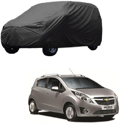 Furious3D Car Cover For Chevrolet Beat (Without Mirror Pockets)(Grey)