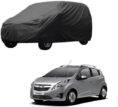 Furious3D Car Cover For Chevrolet Beat (Without Mirror Pockets)(Grey)