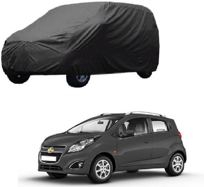 Furious3D Car Cover For Chevrolet Beat (Without Mirror Pockets)(Grey)