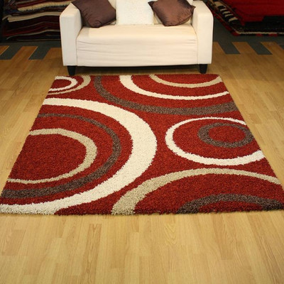 

Presto Red Polyester Carpet(150 cm X 210 cm)