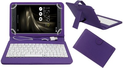 ACM Keyboard Case for Asus Zenfone 3 Ultra Zu680kl(Purple, Cases with Holder, Pack of: 1)