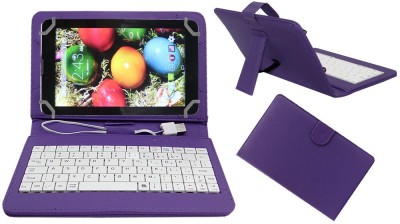 ACM Keyboard Case for Sansui ST71(Purple, Cases with Holder, Pack of: 1)