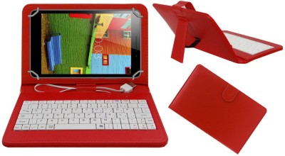 ACM Keyboard Case for Lenovo Phab Plus(Red, Cases with Holder, Pack of: 1)