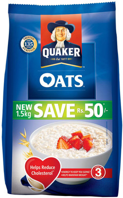 

Quaker Oats(1.5 kg, Pouch)