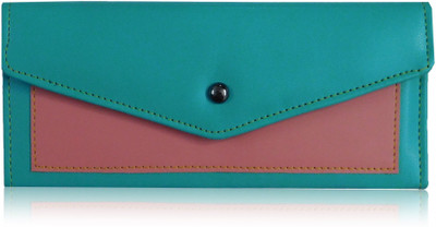 

SN LOUIS Women Casual Pink, Green Artificial Leather Wallet(4 Card Slots), Blue