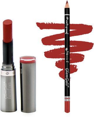 

GlamGals Buy Crème Matte Lipstick 3 gm & Get Lip Liner(Set of 2)