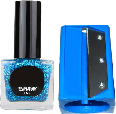 

Muren 2 in 1 water based peel off nail polish and cucumber mask peeler Blue(Set of 2)