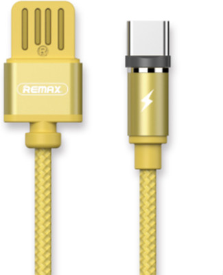 

X-Doria 360 Meatlic Magnetic Type C Fast Charging Cable with LED Light Magnetic Charging Cable(Gold)