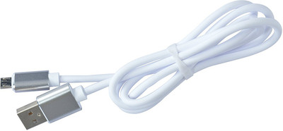 

Cellhub super fast charging cable for android 2amp full copper wire Sync & Charge Cable(White & Silver)