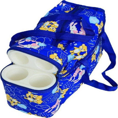 

Anmol Baby Diaper Mother Bag Holders - Keep Baby Warm (Dark Blue) 2 Zip Compartment Warmer and 1 Back Pocket (Dark Blue) Sleeping Bag(Blue