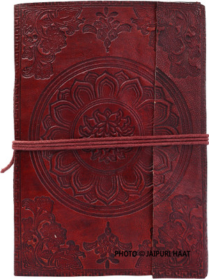 Jaipuri Haat JH-DL-BHAI-R B6 Diary Unruled 120 Pages(Brown)