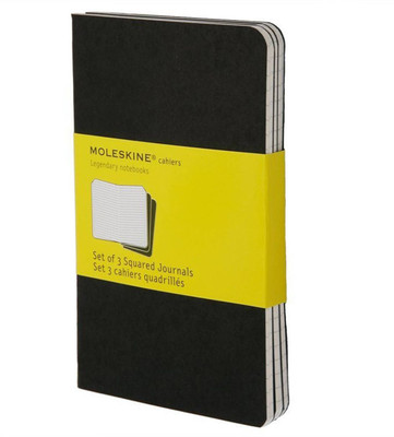 

Moleskine Regular Journal(Cahier, Black, Pack of 3)