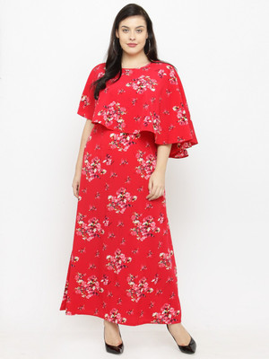 pluss women maxi beige dress