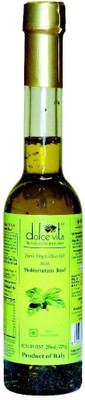 

Dolce Vita Extra Virgin Olive Oil With Selected Mediterranean Basil, Olive Oil Plastic Bottle(250 ml)