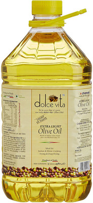 

Dolce Vita Extra Virgin Olive Oil, 5 Ltr Olive Oil 5000 ml Plastic Bottle