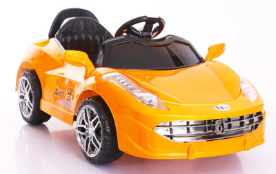 

Toy House Number 28 Racing Sparks Rechargeable Swing function with Remote for kids (2 to 4 yrs) Car Battery Operated Ride On(Orange)