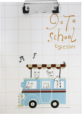 

king panda clip board(Set of 1, White, Blue)