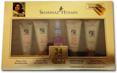 

shahnaz herbals Shahnaz_Husain 24 Carat Gold Kit 40 g (Set of 5) 40 ml(Set of 5)