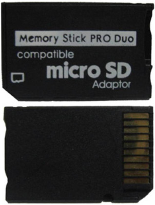 

RECKON Micro Sd To Pro Duo Memory Card Adapter Gaming Adapter(Black, For PSP)