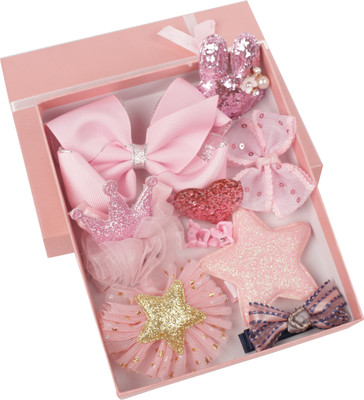 

Yellow Bee Pink Hair Clips Set Hair Accessory Set(Pink)