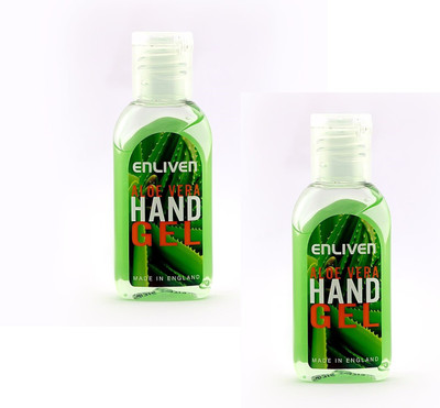 

Enliven Aloe Vera Hand Gel(100 ml, Bottle, Pack of 2)