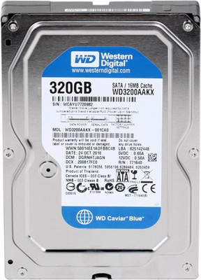 

WD Internal 320 GB Desktop Internal Hard Disk Drive (Model Number May Vary)