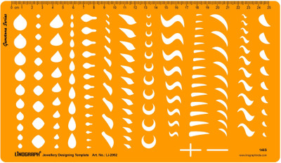 

LINOGRAPH Li-2062 Jewelry Design Template(Pack of 140)