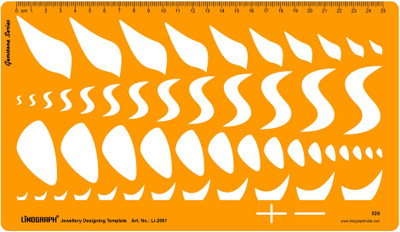

LINOGRAPH Li-2061 Jewelry Design Template(Pack of 40)