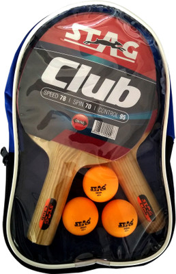 

Stag CLUB PLAYSET WITH 2 BAT,3 BALL Table Tennis Kit