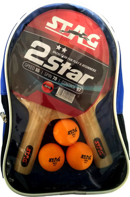 

Stag 2 STAR PLAYSET WITH 2 BAT,3 BALLS Table Tennis Kit