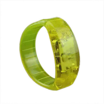 

XYDROZEN ™ Maximum Yellow - Cool Led Light Flashing Sound Activated bracelet Voice Controll Bangle for Disco Pub Bar Party Concert Rave LED Front Light(Maximum Yellow)