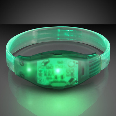 

XYDROZEN ® Shamrock - Light Up Green Sound Activated LED Bracelet LED Front Light(Shamrock)