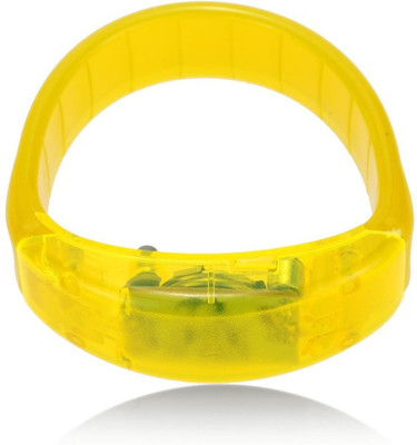 

XYDROZEN ® Munsell Yellow - Sound Controlled Led Light Up Bracelet Glow Bangle Voice Flash Activated LED Front Light(Munsell Yellow)