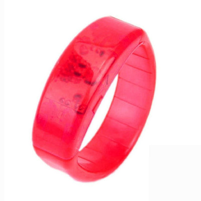 

XYDROZEN ™ Rust - Cool Led Light Flashing Sound Activated bracelet Voice Controll Bangle for Disco Pub Bar Party Concert Rave LED Front Light(Rust), Red