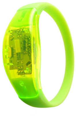 

XYDROZEN ™ Light Green - Livoty Disco Pub Bar Party LED Flashing Bracelet Voice Activated Sound Control Wristband Bangle LED Front Light(Light Green)