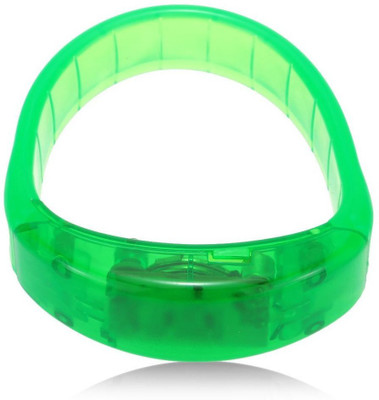 

XYDROZEN ™ Asparagus - Sound Controlled Led Light Up Bracelet Glow Bangle Voice Flash Activated LED Front Light(Asparagus), Green