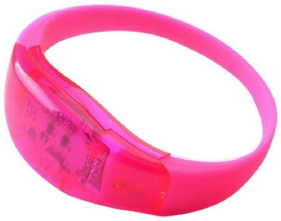 

XYDROZEN ™ Fairy Tale - Vibrate Rock Led Bracelet Cool Vibrate Activated LED Front Light(Fairy Tale), Pink