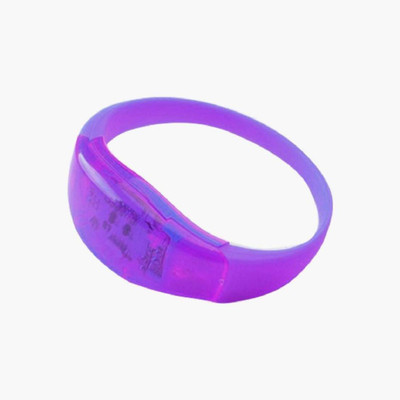

XYDROZEN ® Byzantium - Vibrate Rock Led Bracelet Cool Vibrate Activated LED Front Light(Byzantium), Purple