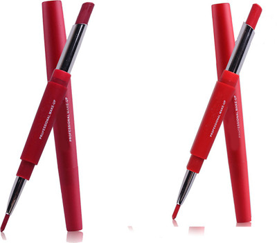 

Perky Sack 2in1 Lipstick + Lip Liner(Rubby Lush, Flame)