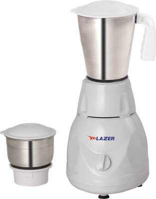 LAZER HOT SHOT 450 W Mixer Grinder(White, 2 Jars)