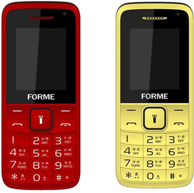 

Forme N6 Combo of Two Mobiles(Black & Yellow)