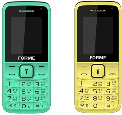 

Forme N6 Combo of Two Mobiles(Green & Yellow)